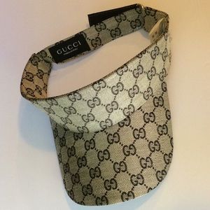 Rare Gucci Sun Visor - Velcro Strap